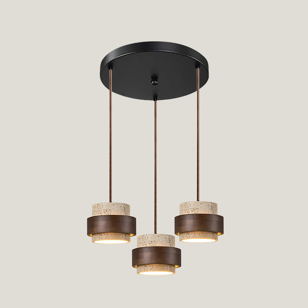 Perra Pendant Light Travertine — product view 4
