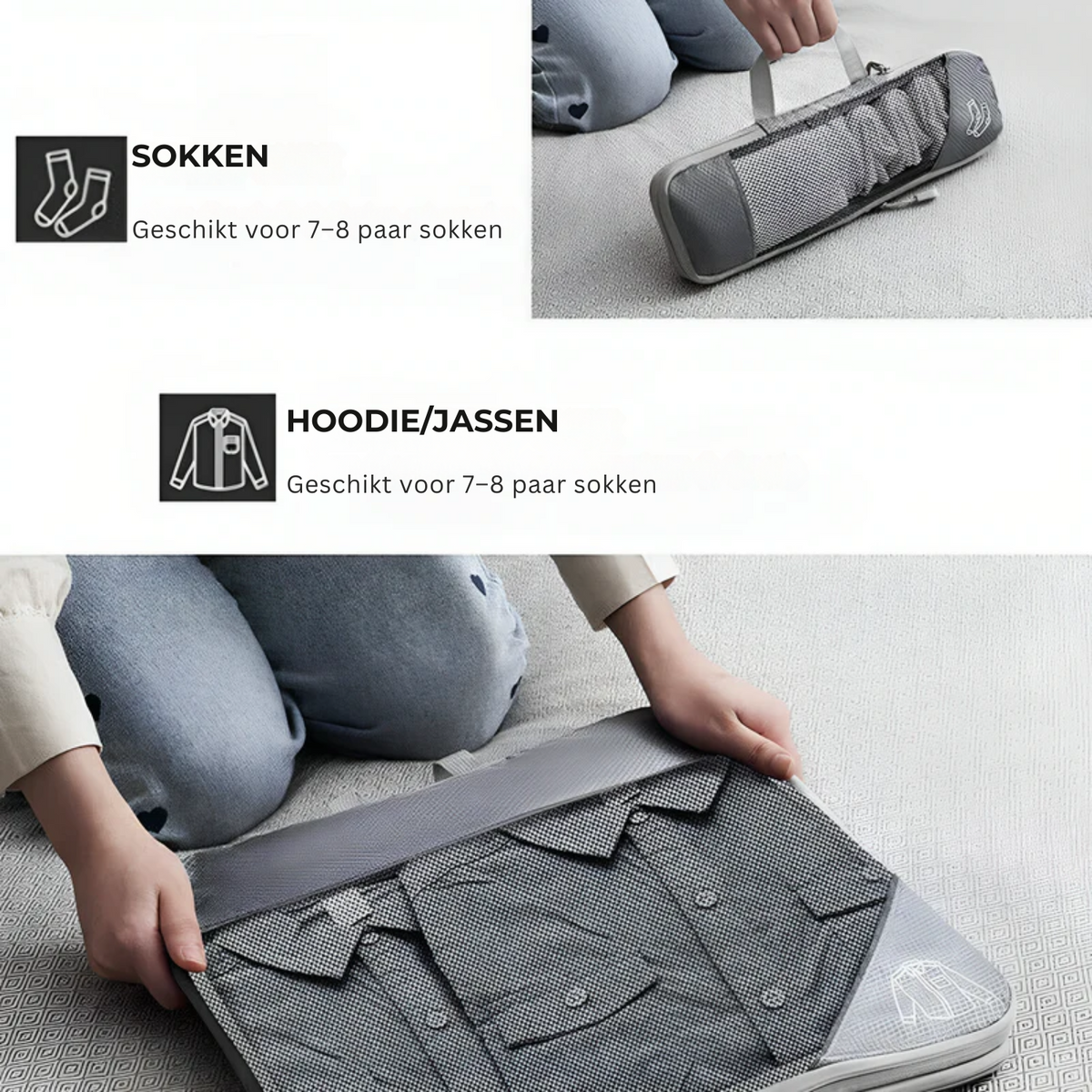 LoungeYard | PackMate Compression Travel Set – Space-Saving Travel Cubes for Organized Packing — product view 5