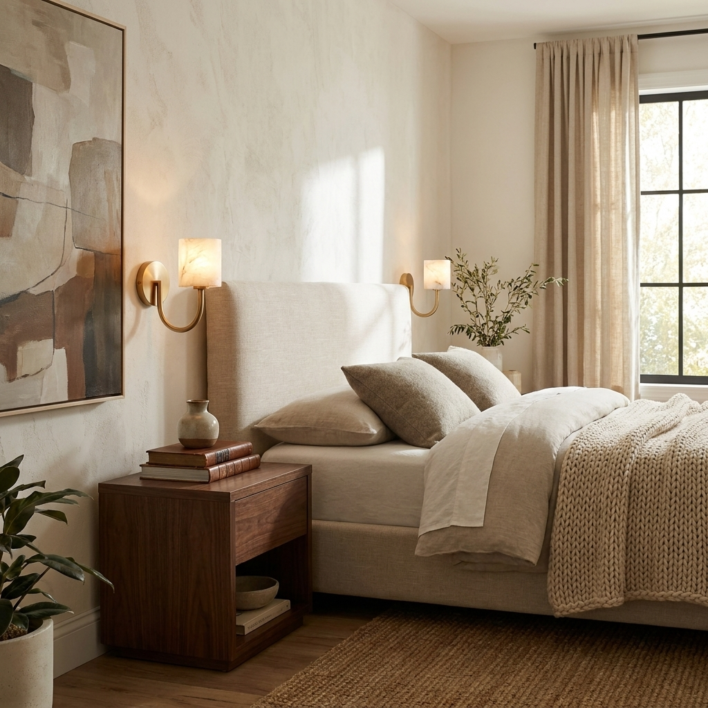 Crook Alabaster Wall Sconce — product view 7
