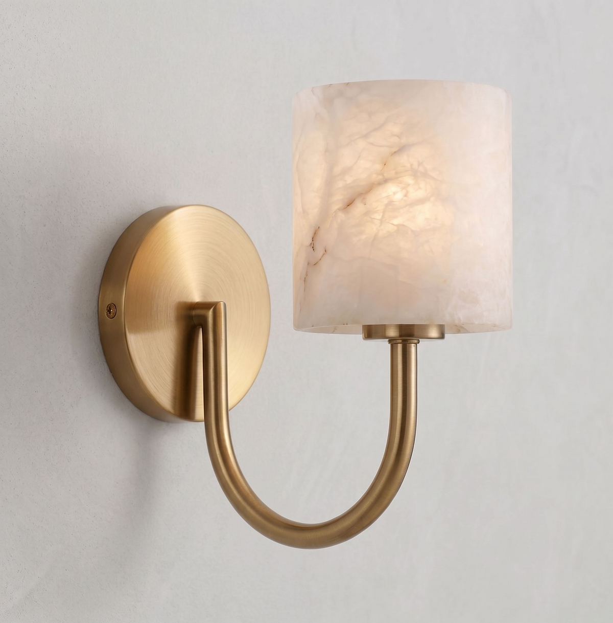 Crook Alabaster Wall Sconce — product view 5