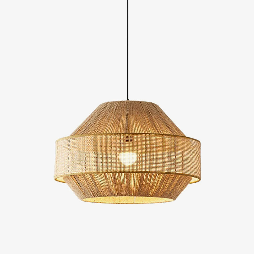 Cupola Woven Rattan Pendant Lamp — product view 1