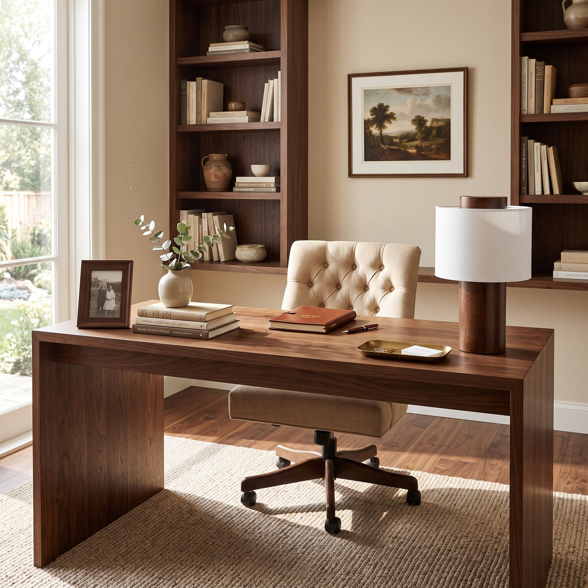 Oakes Wood Table Lamp — product view 4