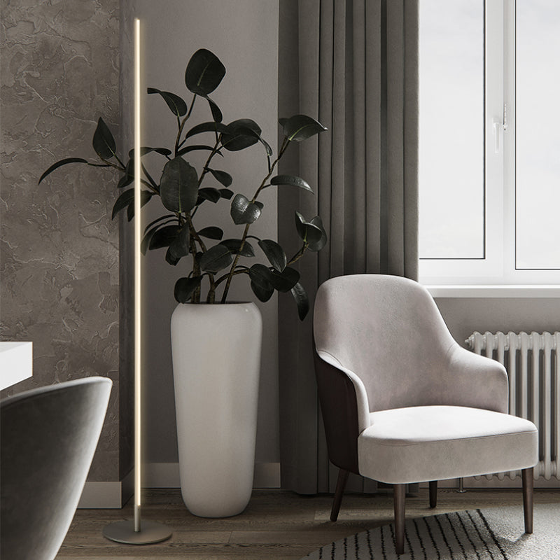 Mira Modern Minimalist Linear Floor Lamp — product view 1