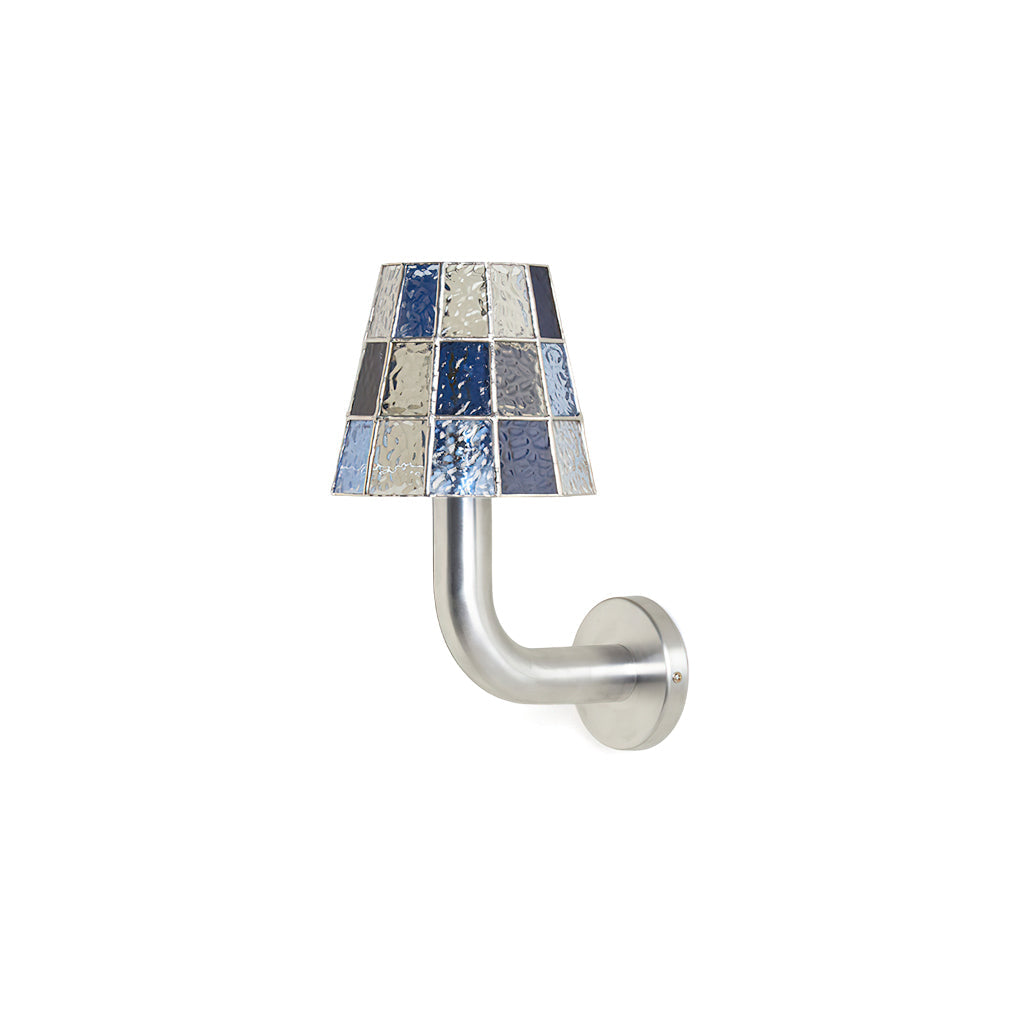 Division Mosaic Glass Wall Sconce — product view 1