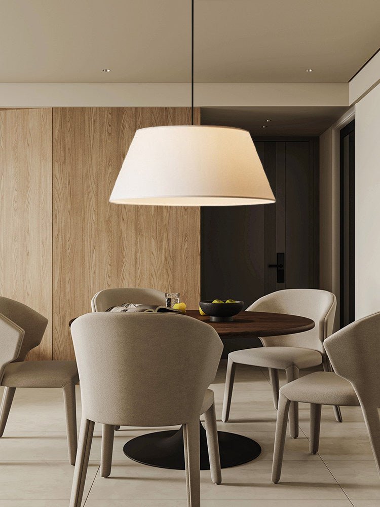 Dune Tapered Fabric Pendant Light — product view 6