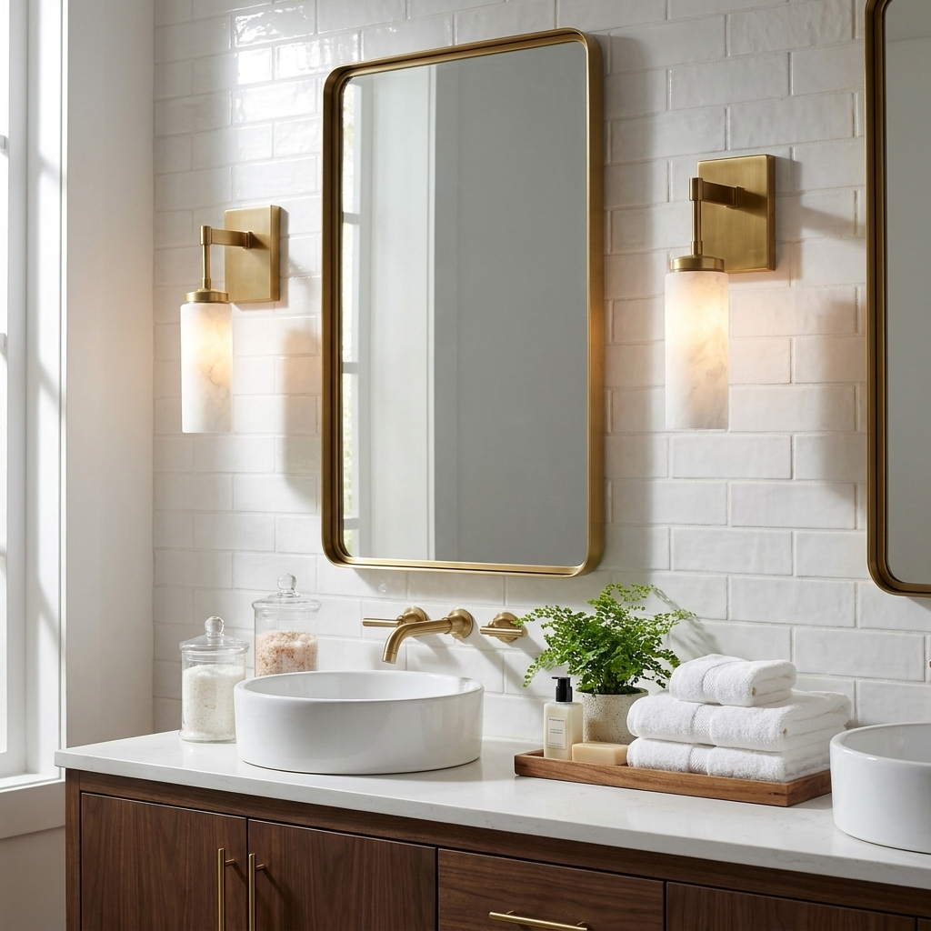 Elbow Alabaster Wall Sconce — product view 2