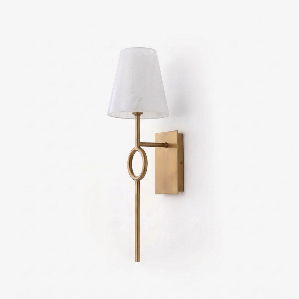 Ellery Alabaster Cone Sconce — product view 7