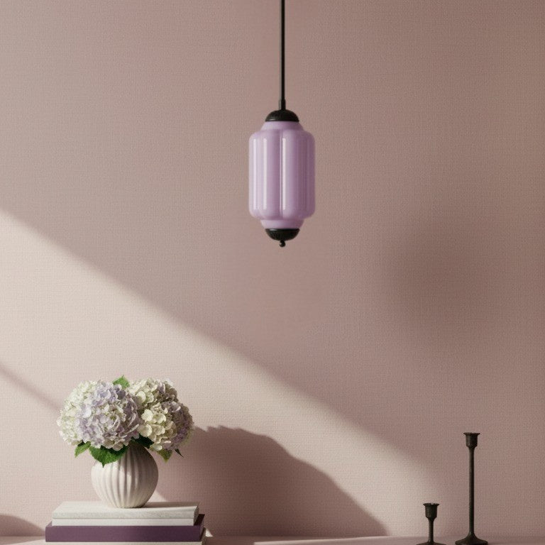 Vintage Glass Pumpkin Pendant Lamp, E14 Socket — product view 4