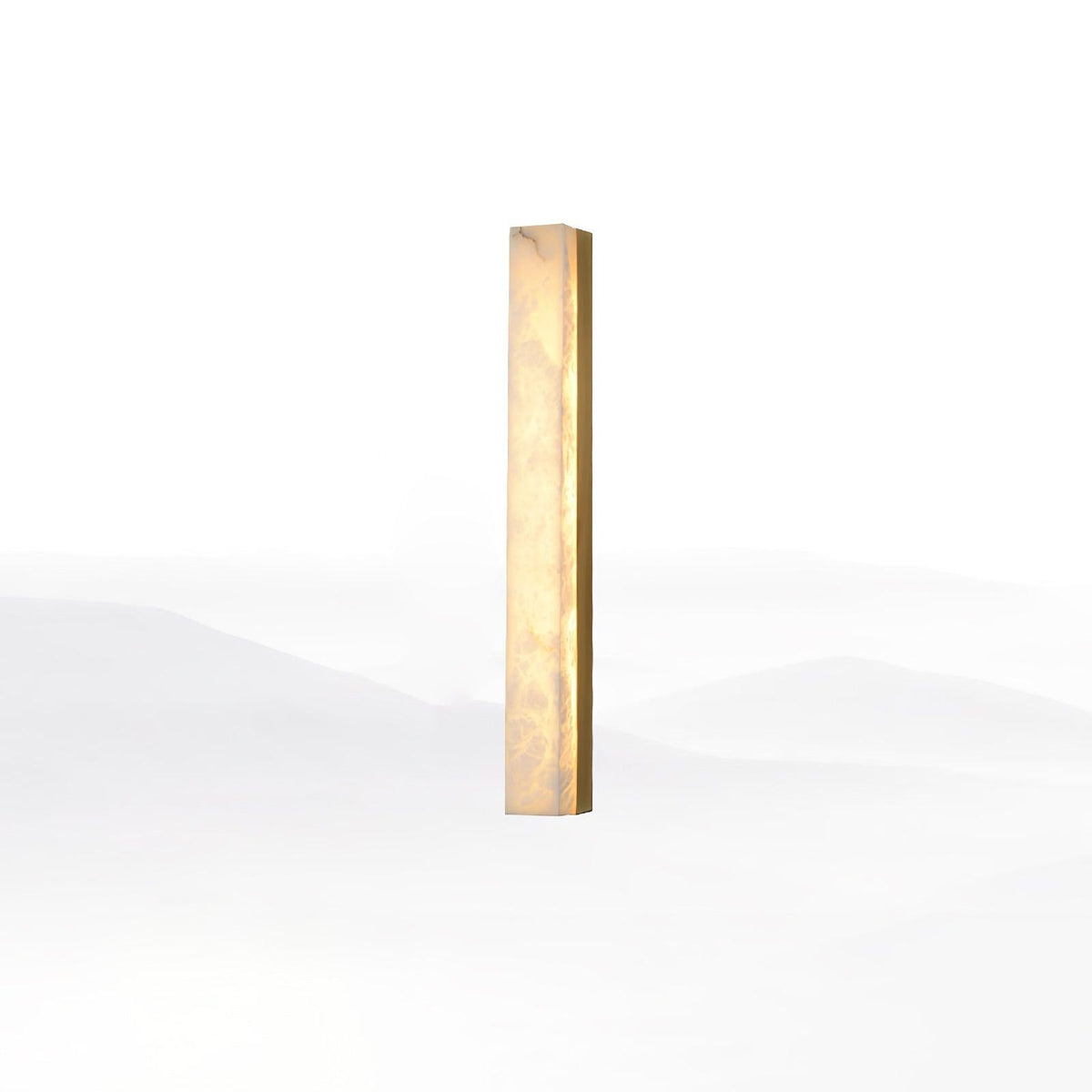 Isen Linear Wall Lamp – Elegant Brass & Alabaster Lighting — product view 1