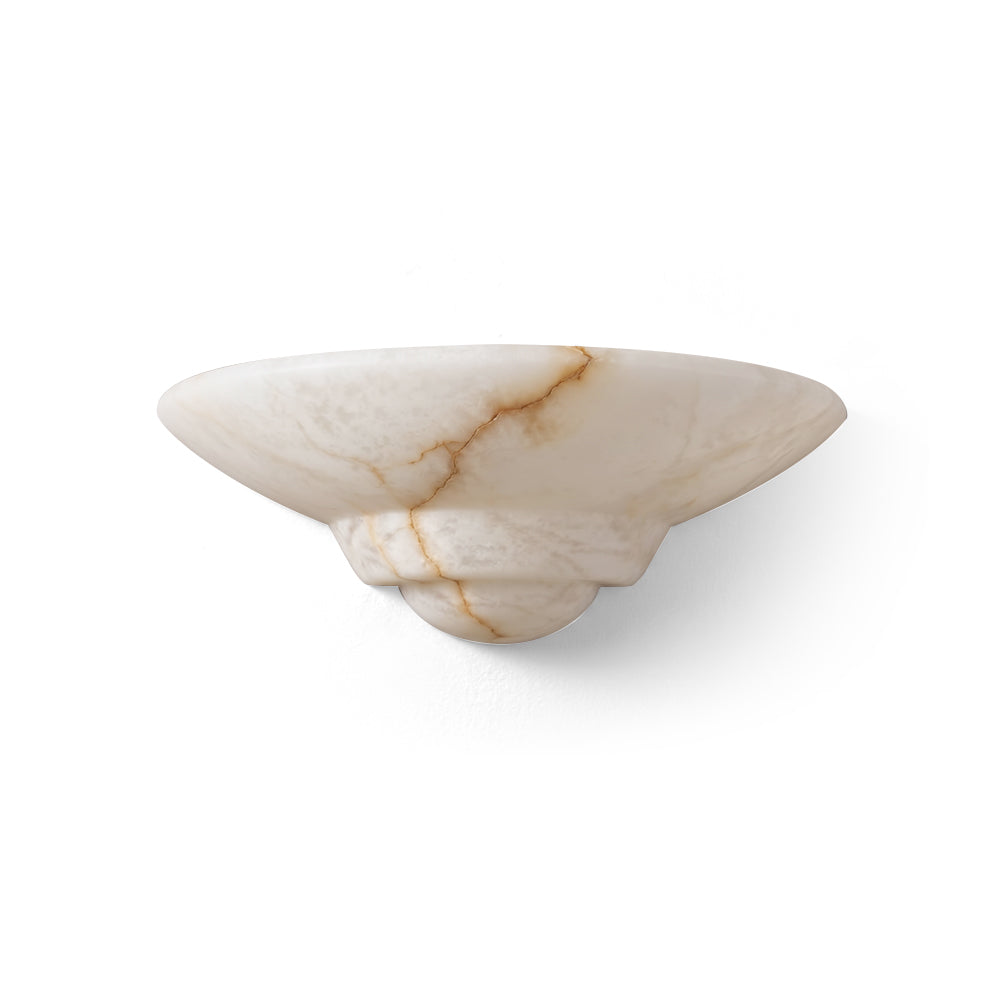 Escala Stepped Alabaster Wall Sconce — product view 1