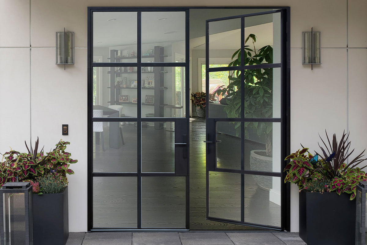 Fortis Steel Glass Door — product view 1