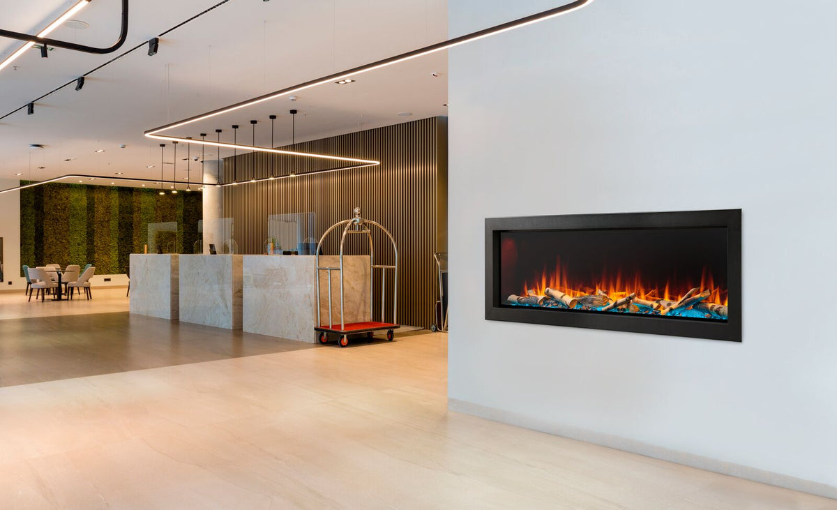Simplifire Forum Built-In Outdoor Heatless Electric Fireplace (SF-OD43/SF-OD55) — product view 3