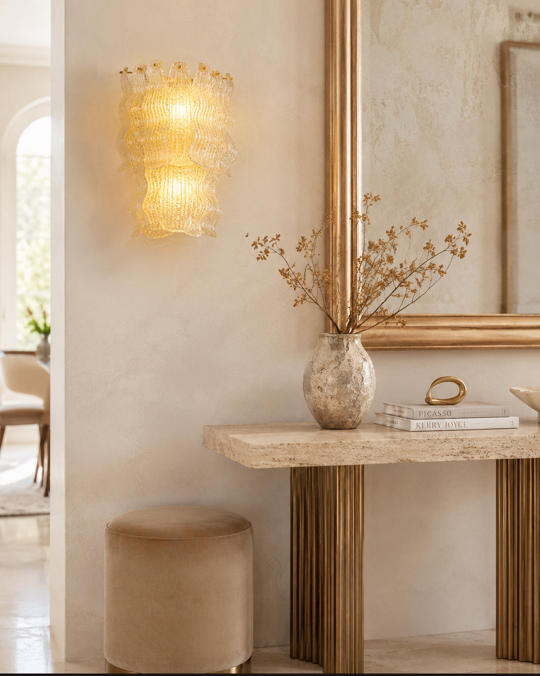 Genevieve Glass Wall Sconce — product view 6