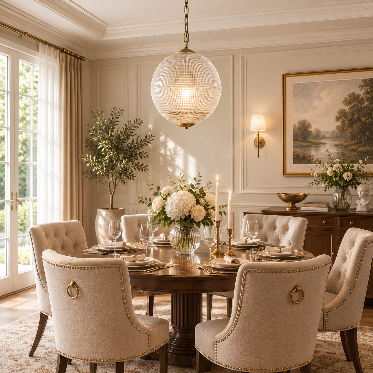 Grosvenor Glass Pendant Light — product view 3