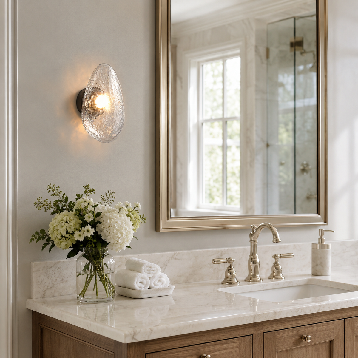 Gutta Glass Wall Sconce — product view 2