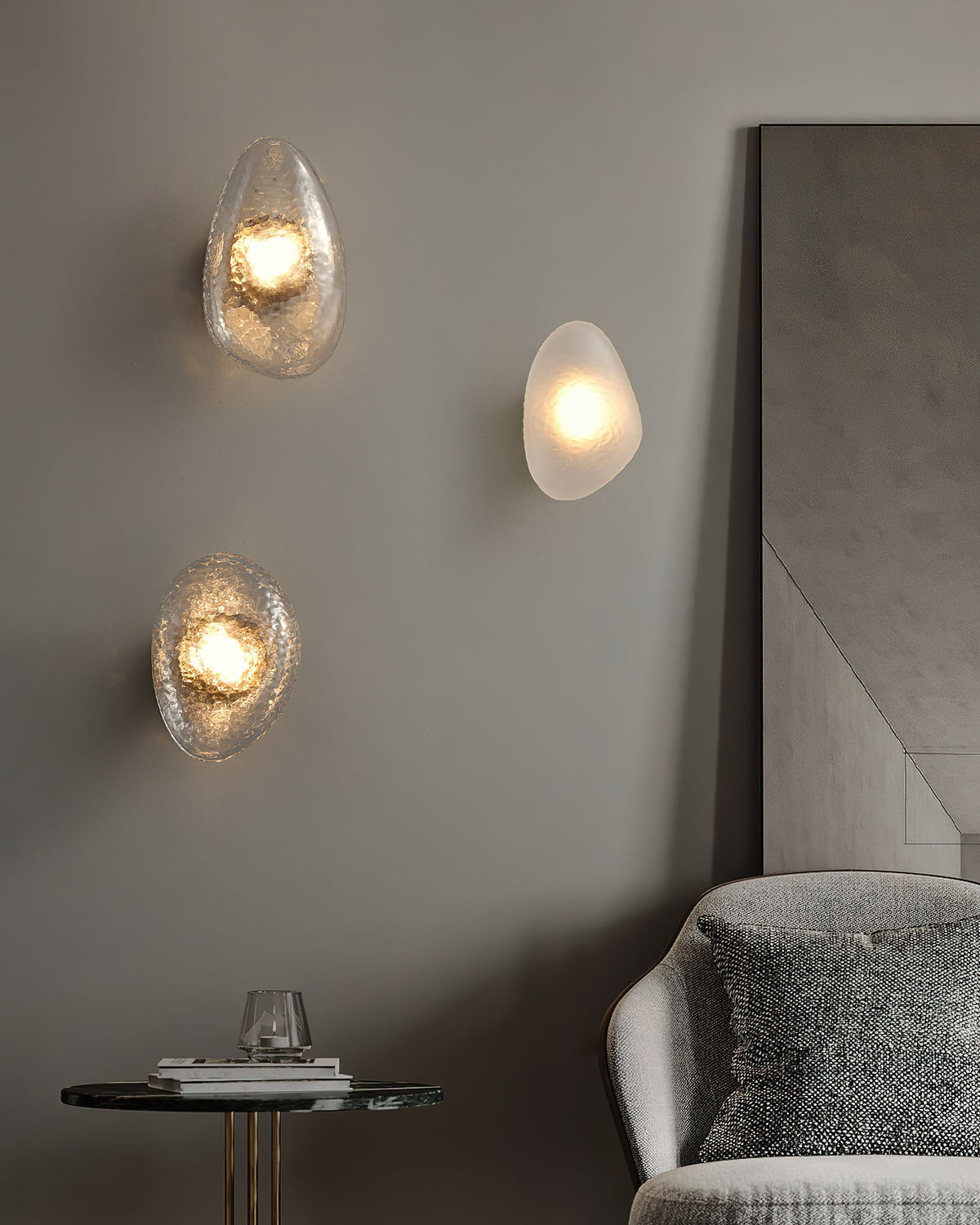 Gutta Glass Wall Sconce — product view 3