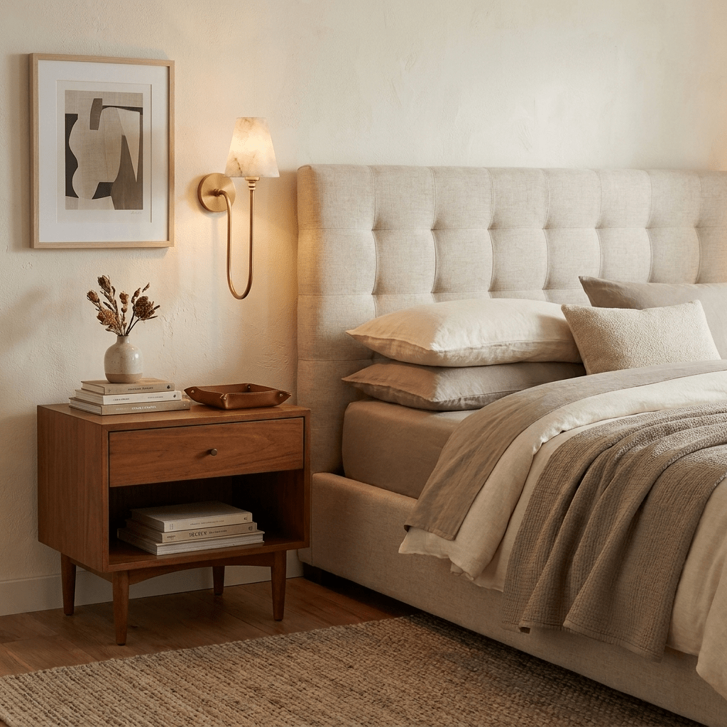 Harlow Alabaster Cone Sconce — product view 5