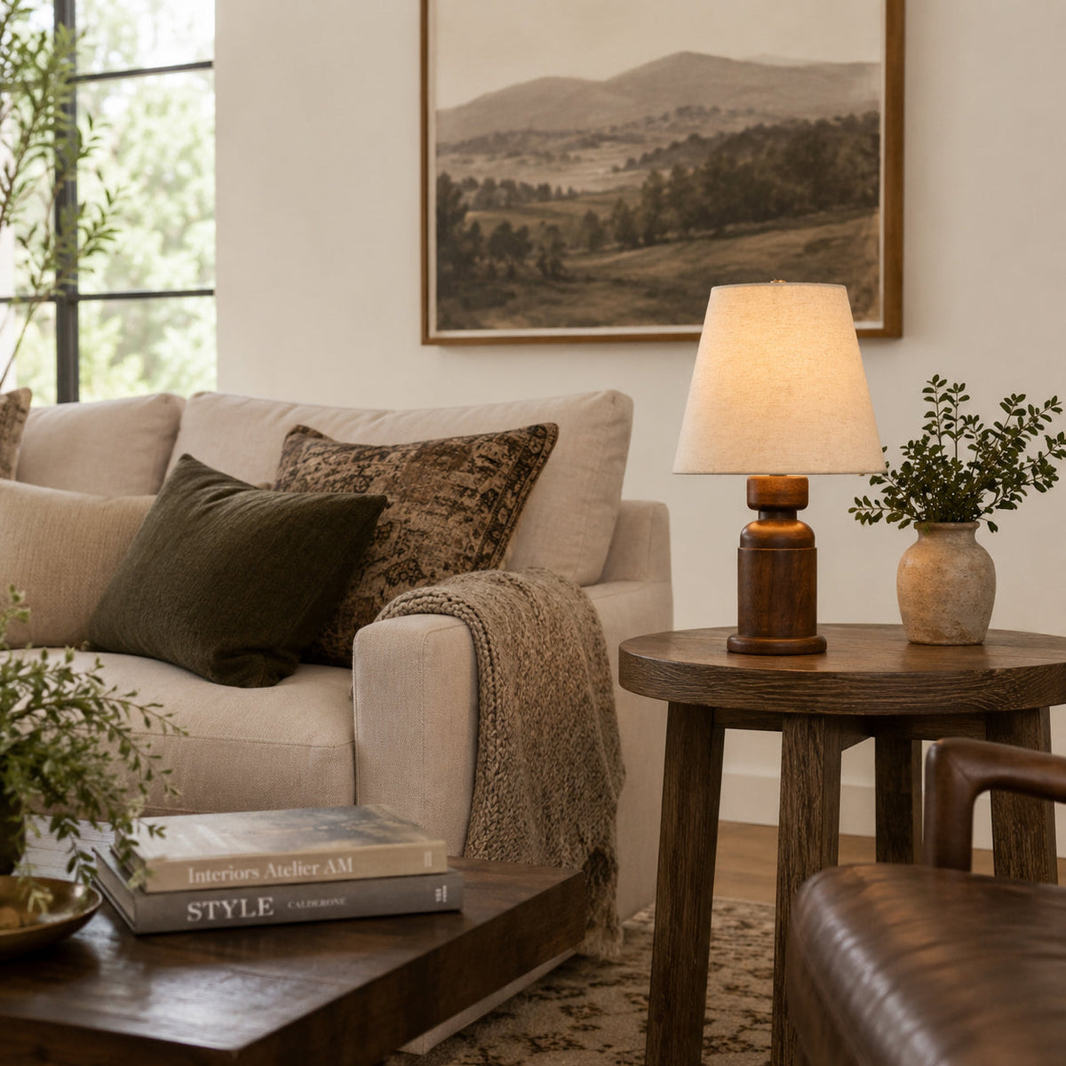 Harrison Wood Table Lamp — product view 2