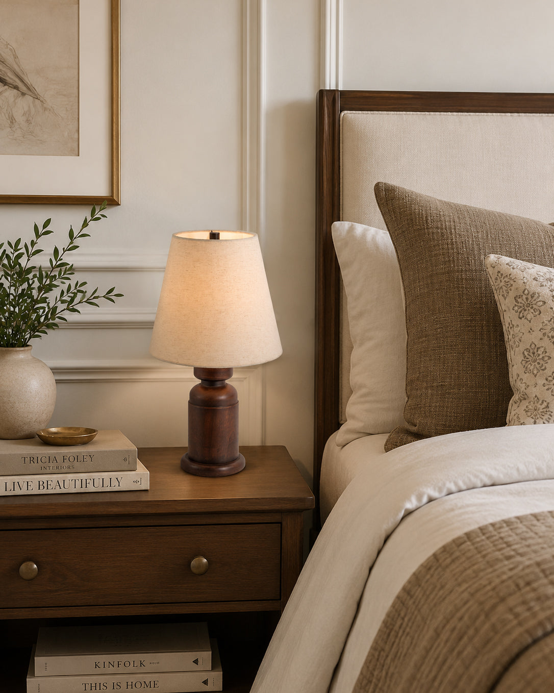 Harrison Wood Table Lamp — product view 3