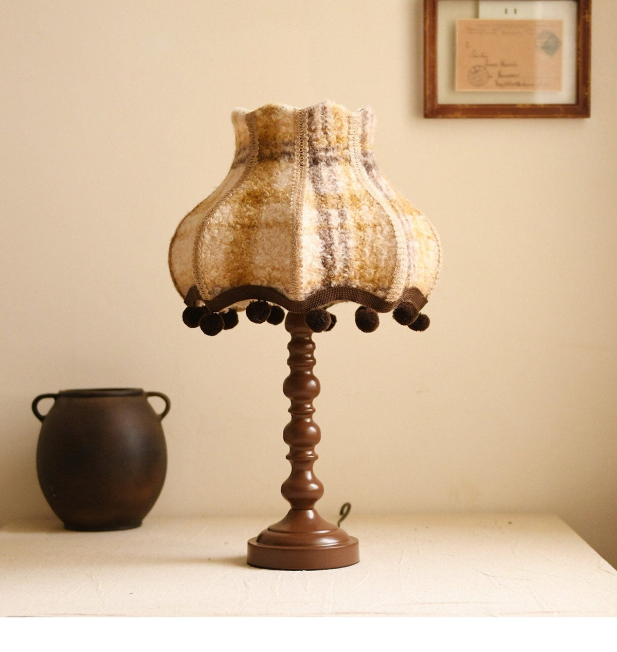 Hartley Check Table Lamp — product view 3