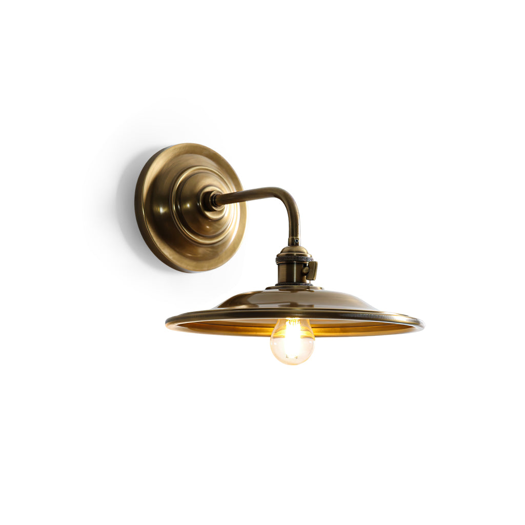 Hawthorne Brass Wall Sconce — product view 1