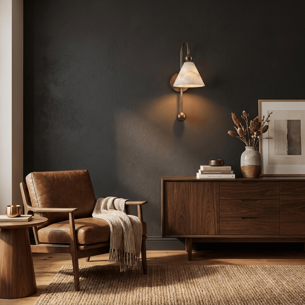 Holloway Antique Bronze Cone Sconce — product view 6