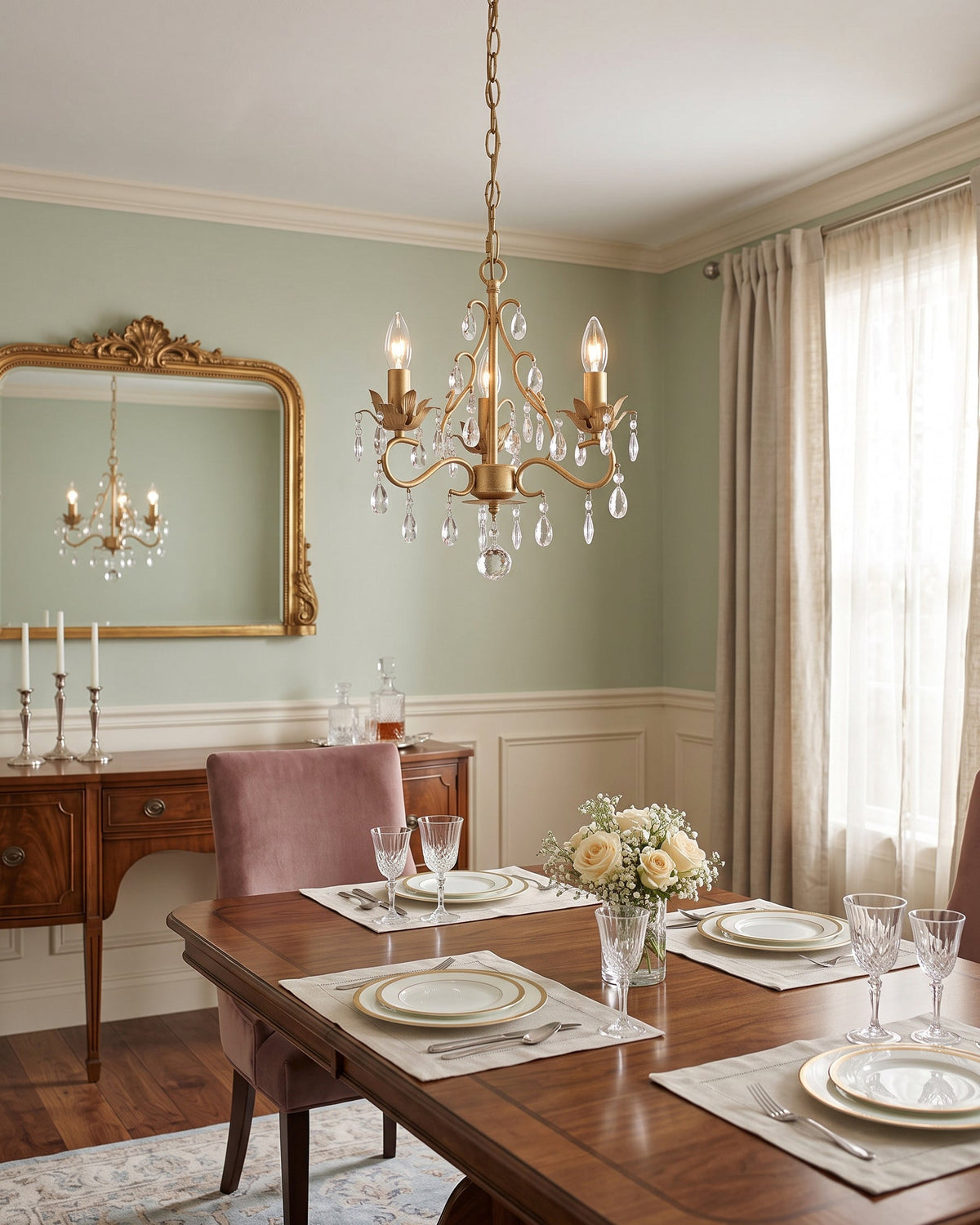 Honorine Crystal Pendant Light — product view 7