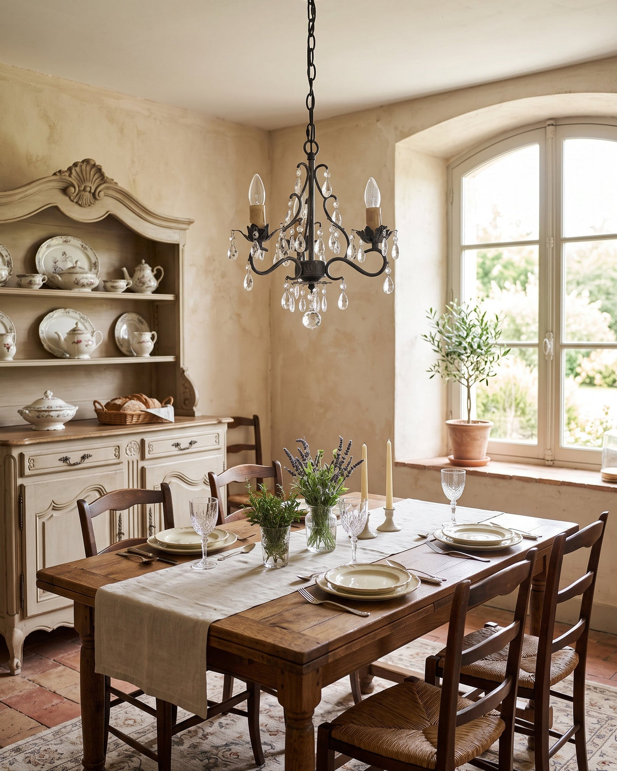 Honorine Crystal Pendant Light — product view 6
