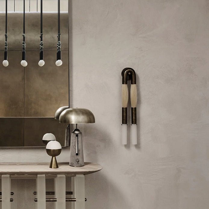 Genuine Horsehair Wall Light — product view 2