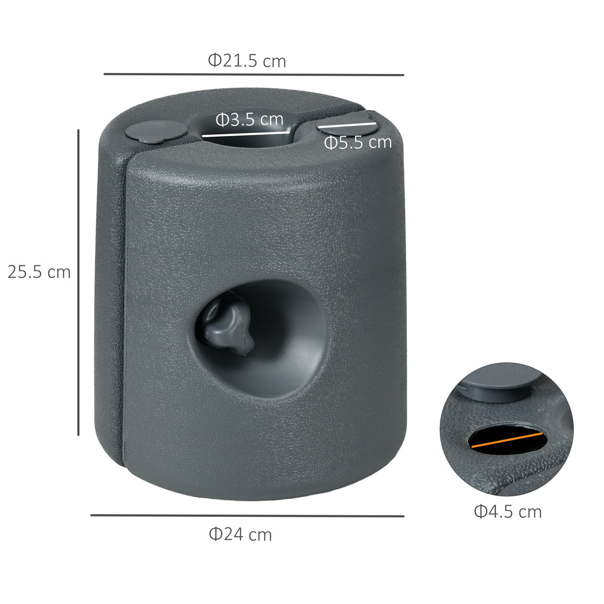Set of 4 Gazebo Weights with Lock Design, 48KG Water or Sand Filled — product view 5