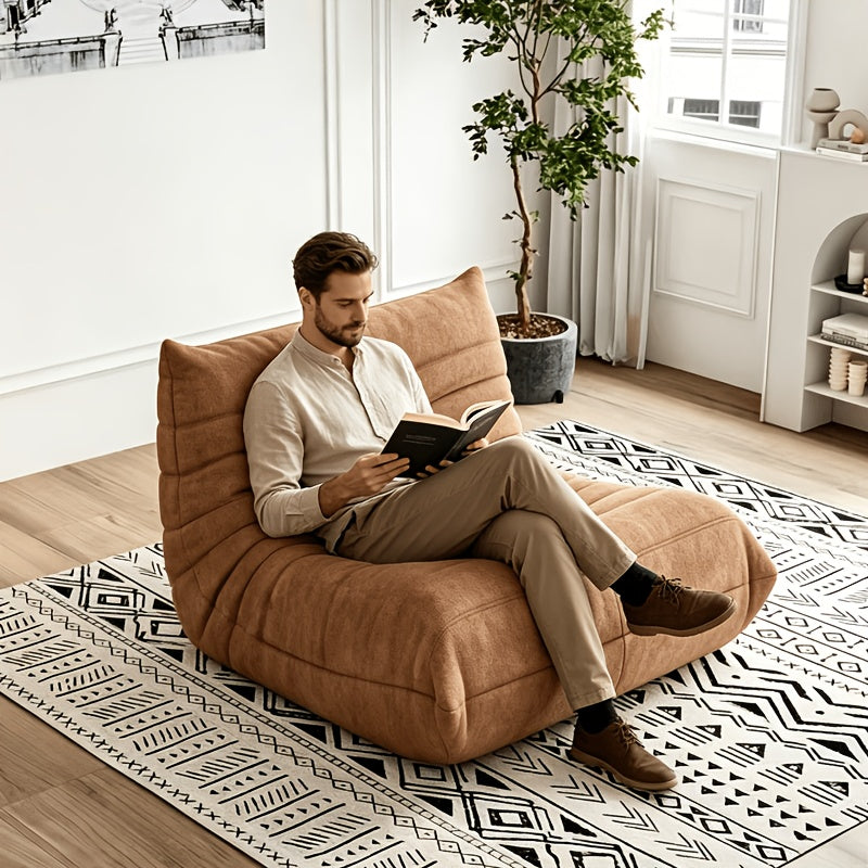 Sleeper Sofa | Fleece Beanbag Sofa with Deep Foam Seating — product view 2