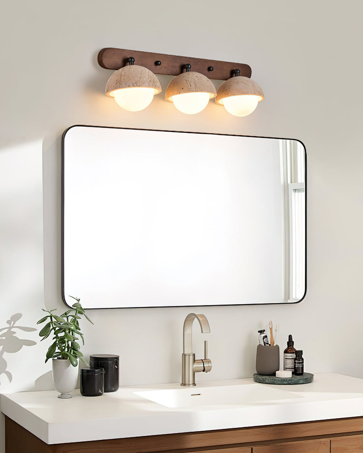 Kenton Travertine Wall Sconce — product view 7