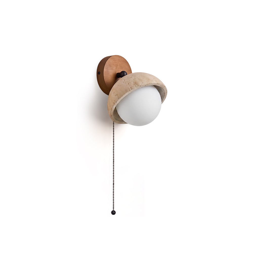 Kenton Travertine Wall Sconce — product view 1
