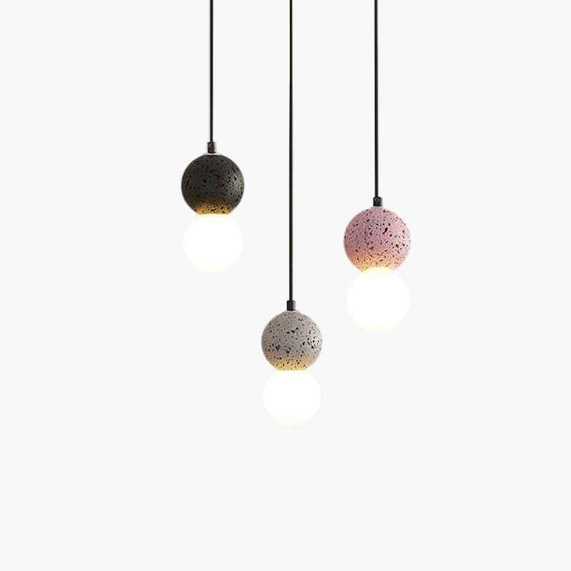 Kessie Pendant Light Travertine — product view 6