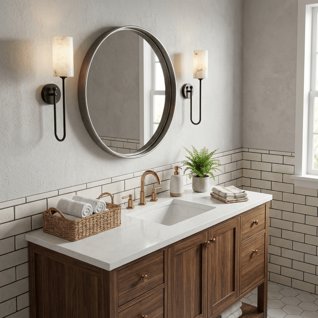 Lariat Alabaster Wall Sconce — product view 3