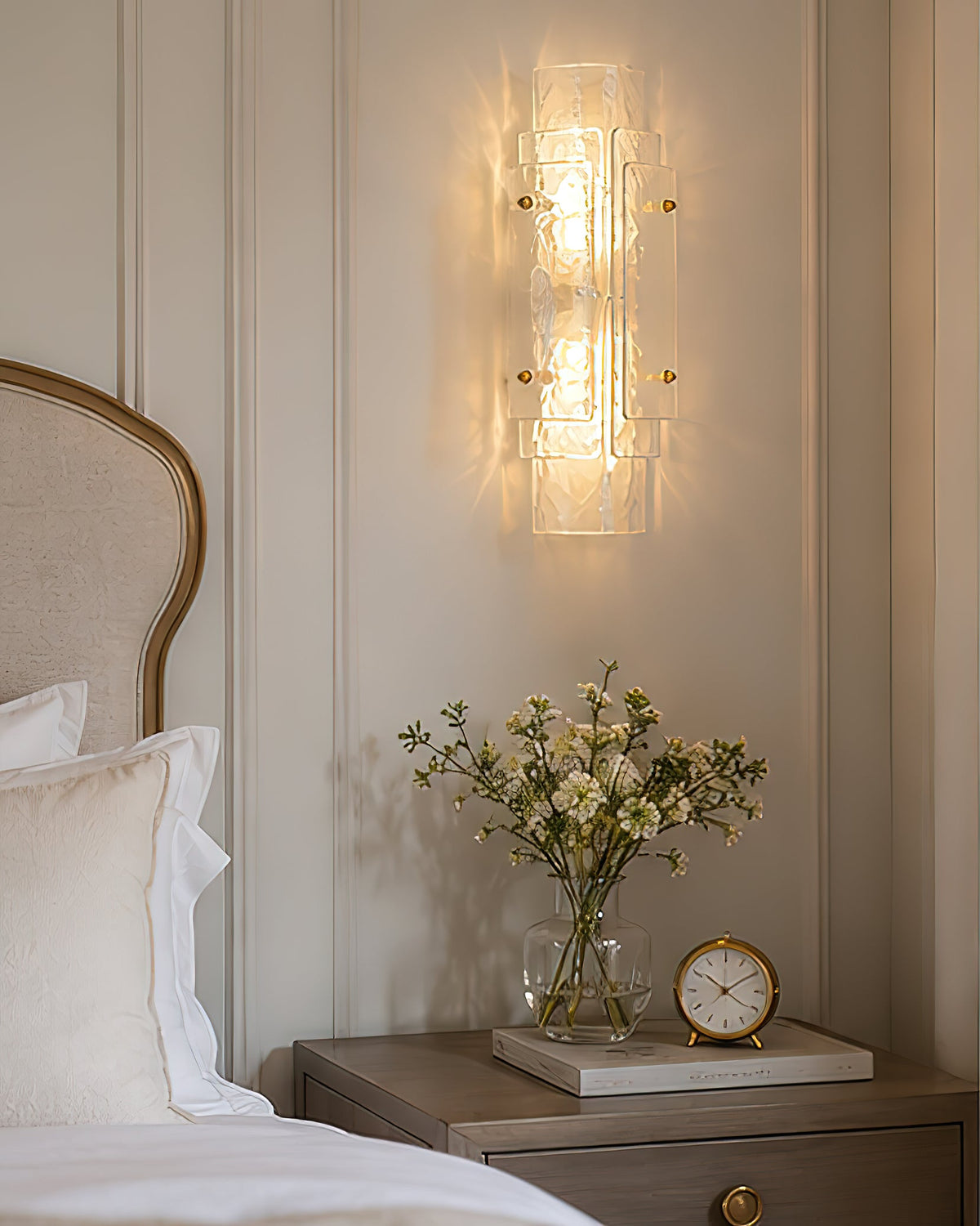 Laurel Glass Wall Sconce — product view 3
