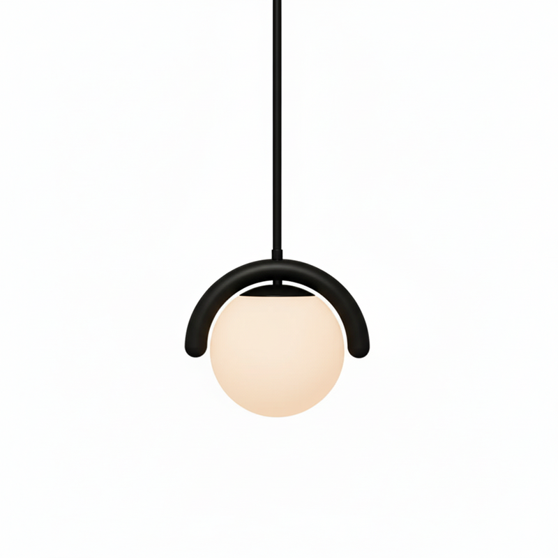 Uveta Linear Chandelier Red&Silver — product view 2