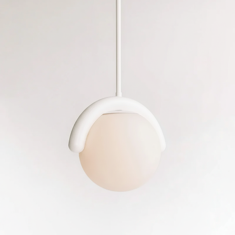 Uveta Linear Chandelier Red&Silver — product view 5