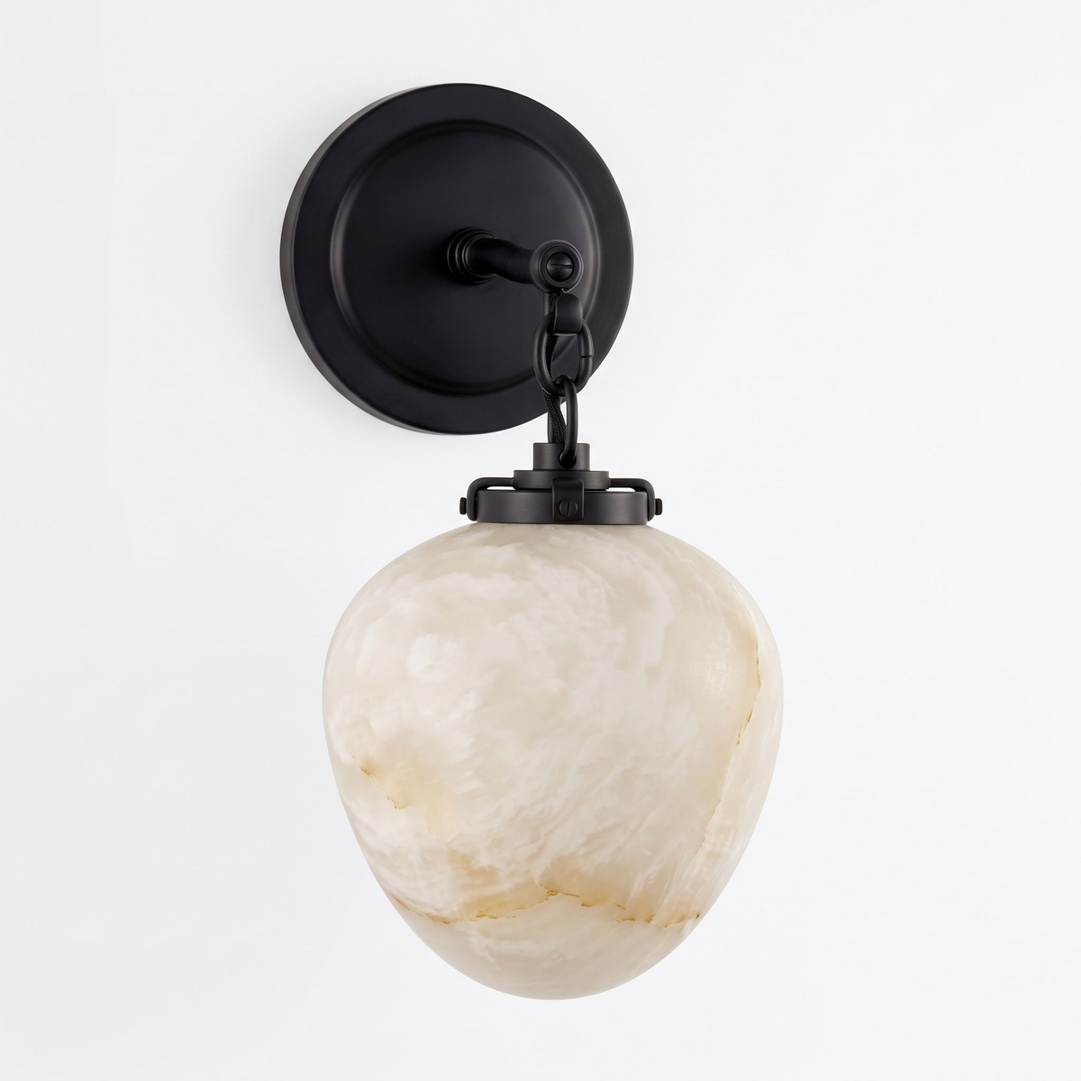 Locket Alabaster Wall Sconce — product view 6