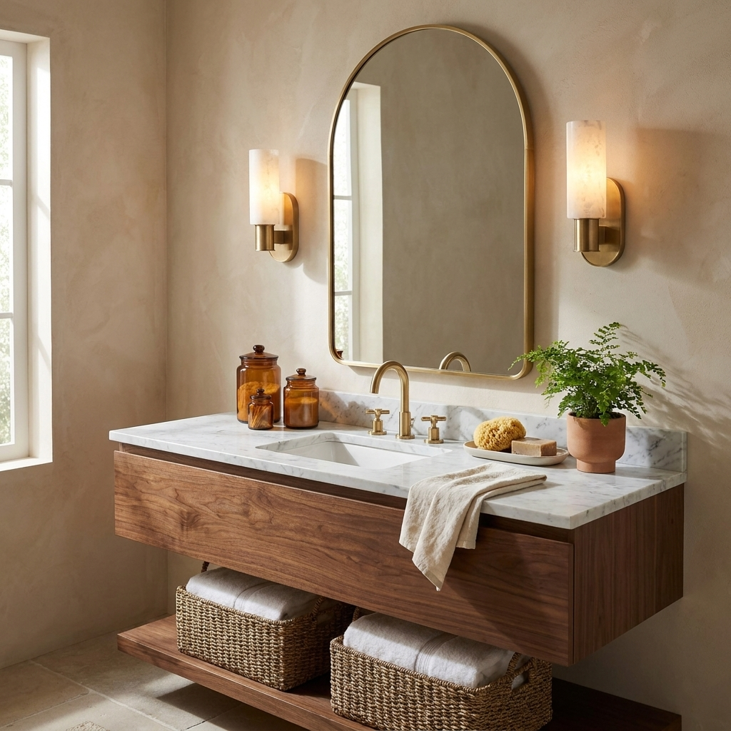 Ludlow Alabaster Wall Sconce — product view 2