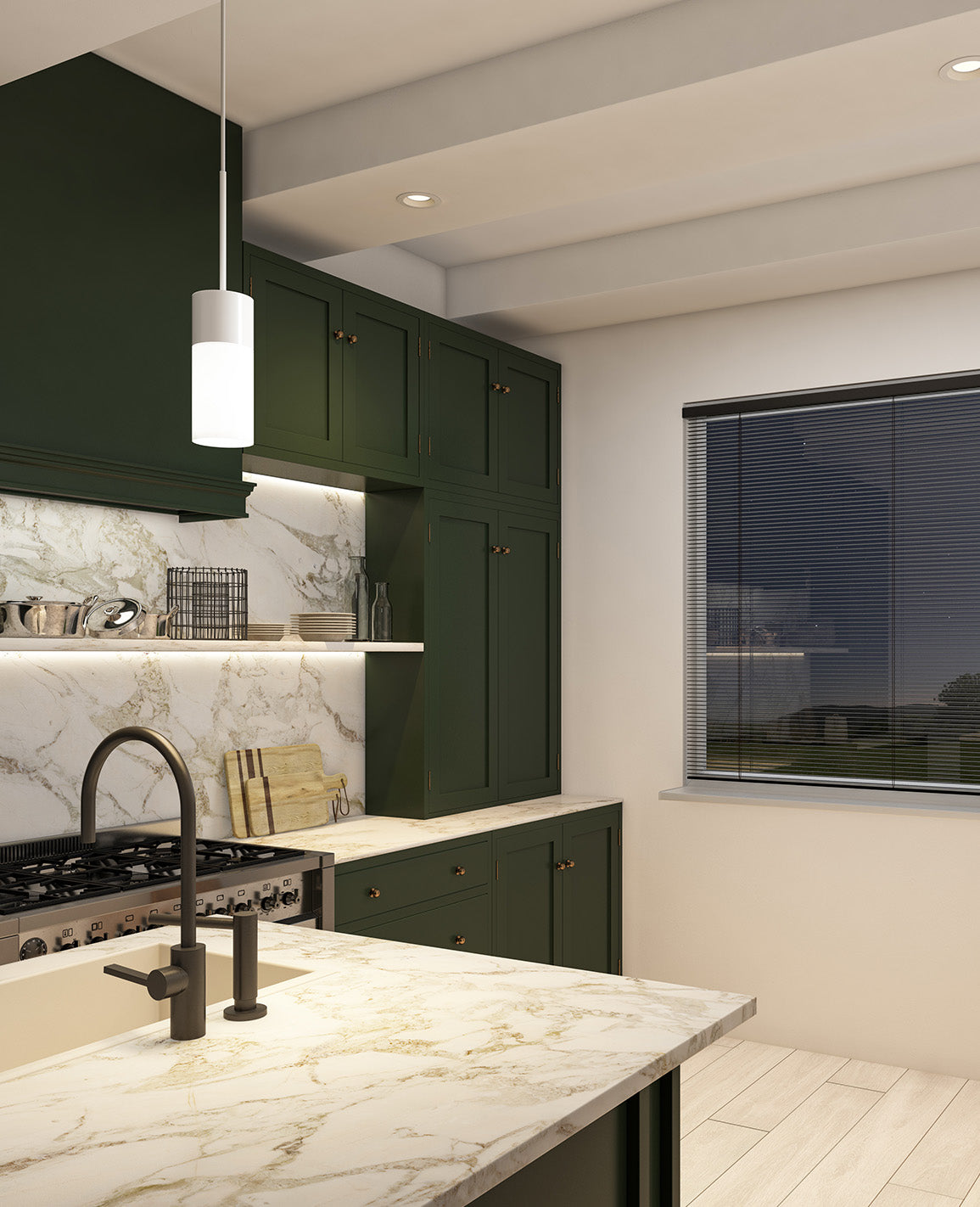 Cylinder Pendant Light — product view 3