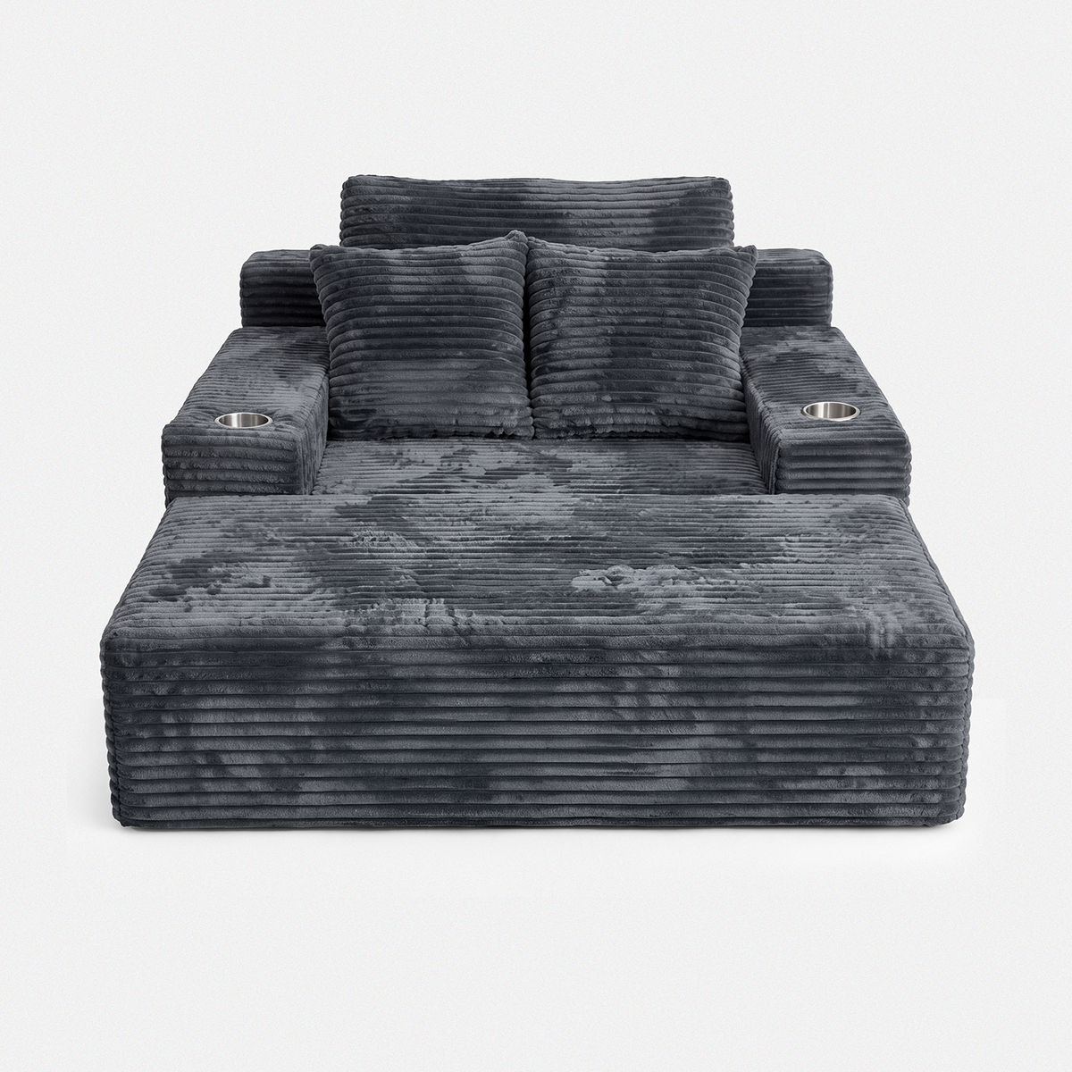 Lune Corduroy Compact Chaise Lounge — product view 1