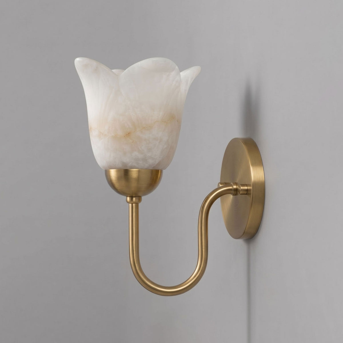 Magnolia Alabaster Wall Sconce — product view 5