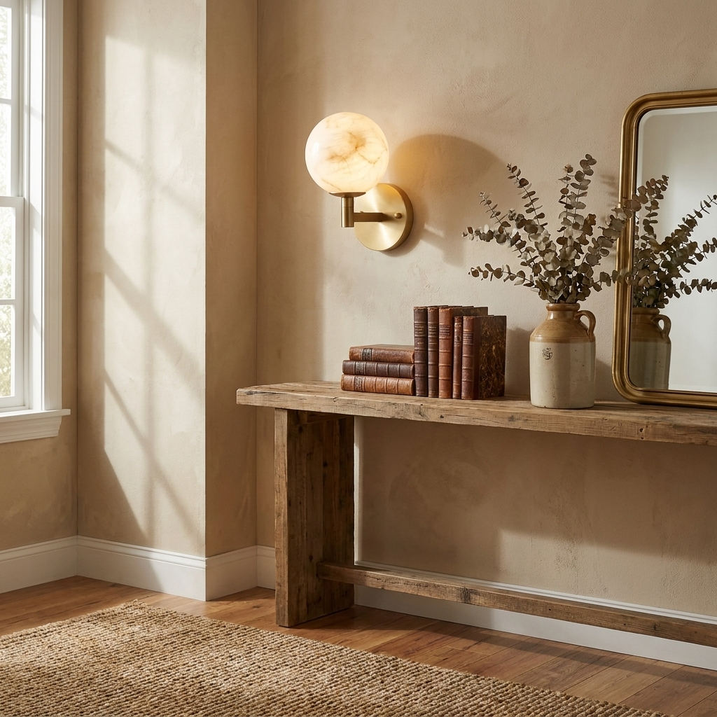 Marbella Alabaster Wall Sconce — product view 3