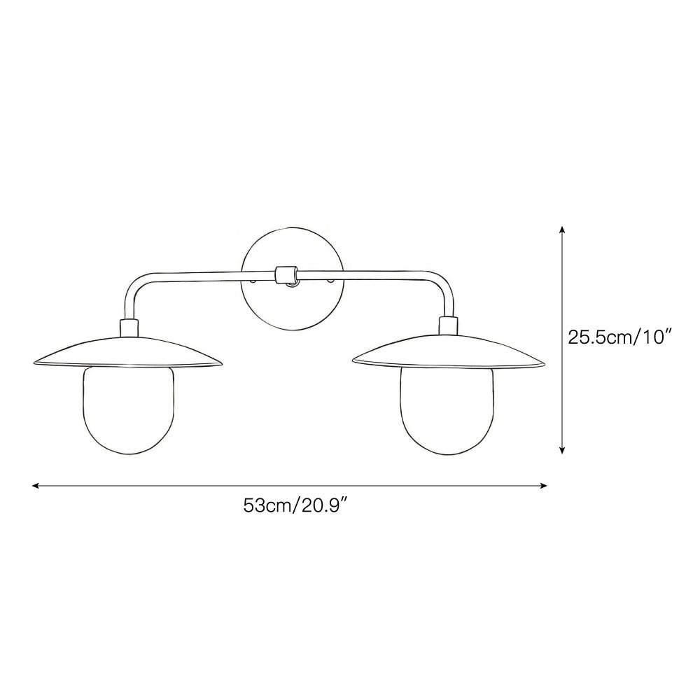 Marie Petite Wall Lamp Organic Stone Resin LED Bedroom Living Room — 3 Size Options — product view 7