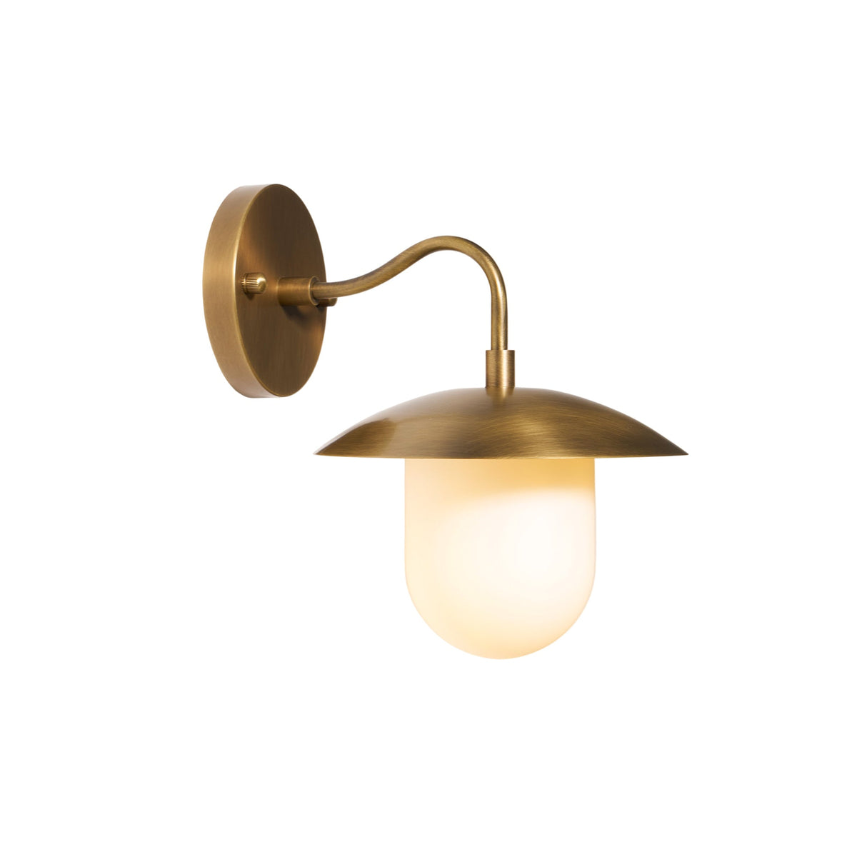 Marie Petite Wall Lamp Organic Stone Resin LED Bedroom Living Room — 3 Size Options — product view 4