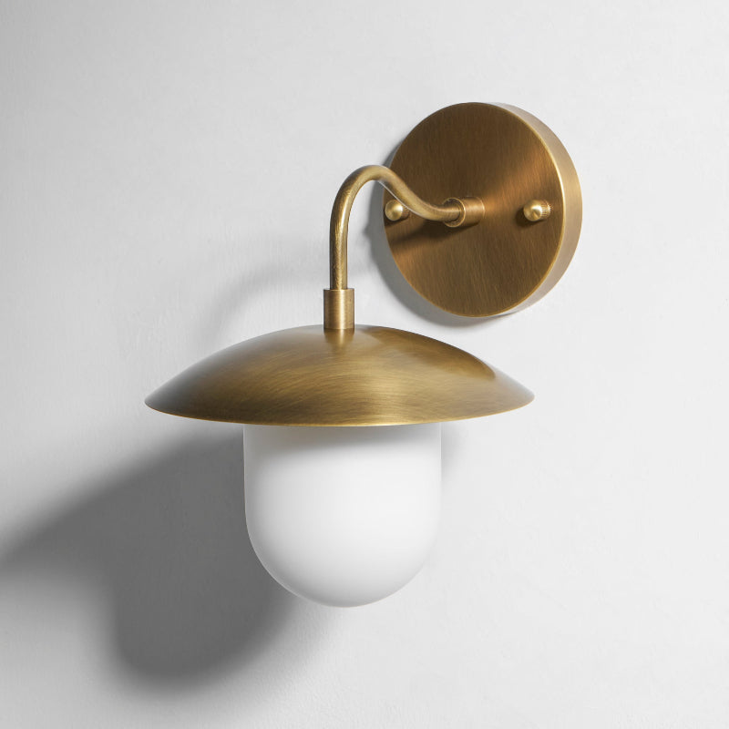 Marie Petite Wall Lamp Organic Stone Resin LED Bedroom Living Room — 3 Size Options — product view 1