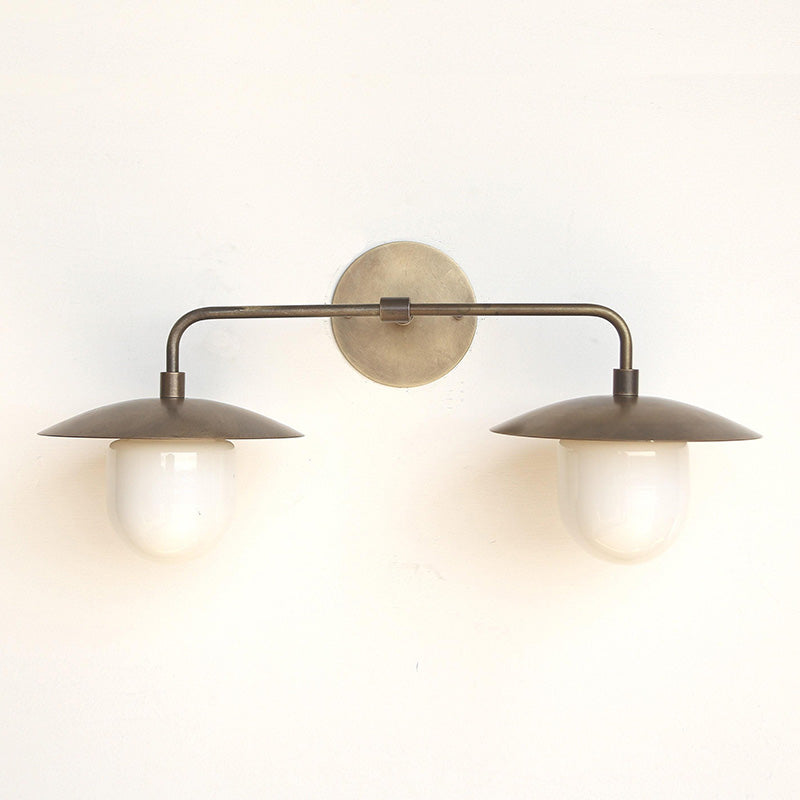 Marie Petite Wall Lamp Organic Stone Resin LED Bedroom Living Room — 3 Size Options — product view 2