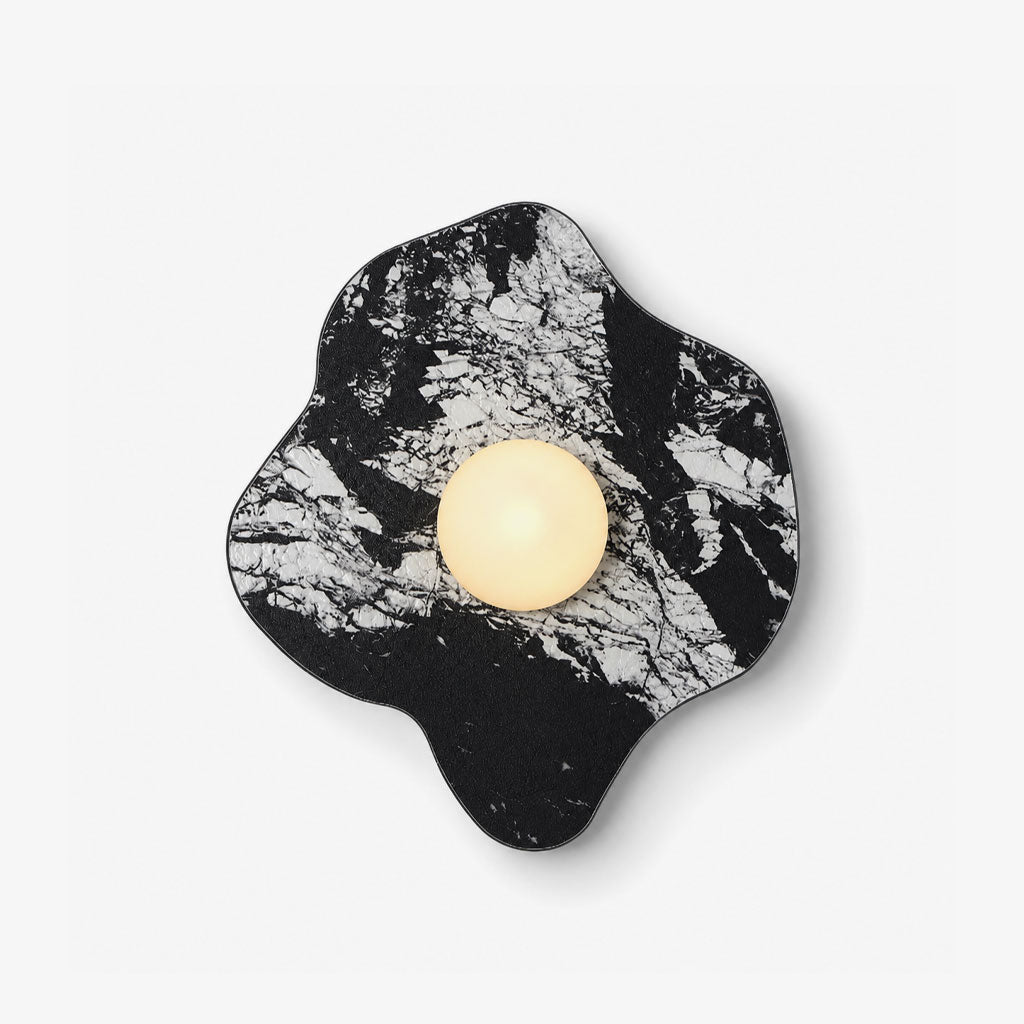 Mavelle Stone Petal Wall Sconce — product view 1