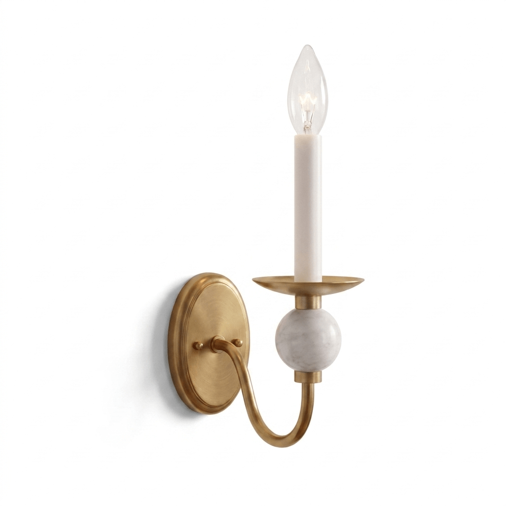 Meander Brass Sconce — product view 5